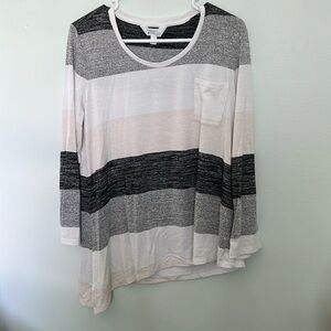 Market & Spruce Knit Top L Large